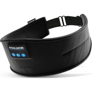 EverestPeak® Bluetooth Slaapmasker - Zwart – USB-C – Bluetooth 5.0 – Verstelbaar & Comfortabel – Voor Slaap, Meditatie en Tinnitus – Zwart – Wasbaar – Draadloos Bereik 20m