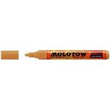 Molotow ONE4ALL 4mm Acryl Marker - Lichtbruin - Geschikt voor vele oppervlaktes zoals canvas, hout, steen, keramiek, plastic, glas, papier, leer...