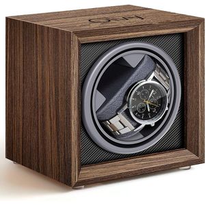 Olvy Watchwinder Hout - Horloge Opwinder - Automatische Horloge Winder - Horlogebox