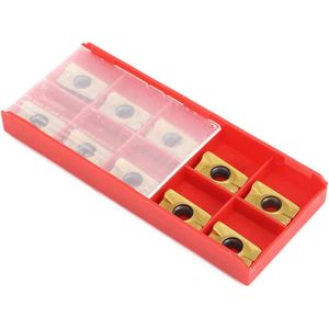 Hardmetalen draaiinzetstukken - 10 delige set voor houtdraaimachines - APMT1604 frezenset .
