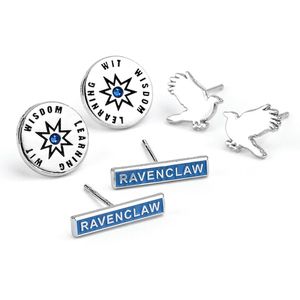 The Carat Shop - Harry Potter Ravenclaw Set van 3 Oorbellen