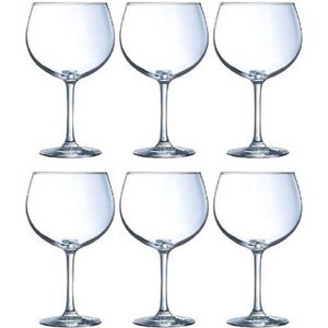 6x Cocktailglazen/gin-tonicglazen 700 ml - 70 cl - Cocktail glazen - Cocktails drinken - Cocktailglazen van glas