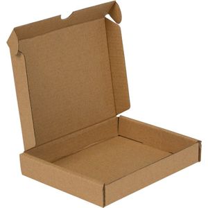 Brievenbusdoosjes 350x250x25mm Bruin - 100 st