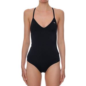 PUMA SWIM WOMEN V-NECK CROSSBACK SWIMSUIT 1P