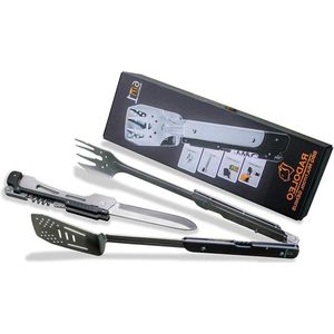 Grill Multitool Cutlery Set - Ideal for Barbecue Fan Camping Outdoor - 6 Grill Tools