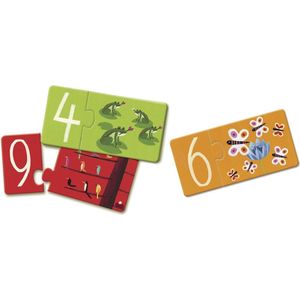 Djeco Puzzel duo - getallen