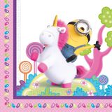 Minions Servetten Unicorn 33x33cm 20 stuks