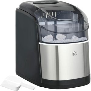 IJsblokjesmachine met Auto-Reiniging - 12 kg per Dag, Draagbaar, Stil en Energiezuinig