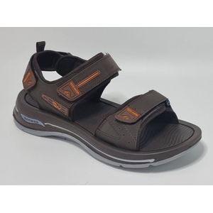 Reewalk® - Heren Sandalen – Sandalen voor Heren – Licht Gewicht Sandalen - Comfortabel Memory Foam Voetbed – Bruin – Maat 40