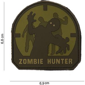 101 Inc Embleem 3D Pvc Zombie Hunter Arid  12005