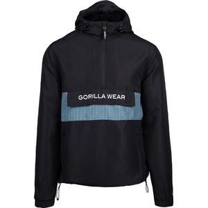 Gorilla Wear Bolton Windbreaker - Unisex Anorak - Zwart - 3XL