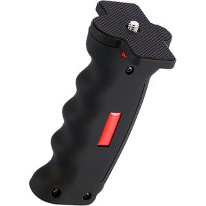 Camerahandgreep Stabilisator - 1/4 inch Schroef & Schroefdraadgaten - DSLR & Systeemcamera Houder - Ergonomisch & Antislip - Lichtgewicht - 12x5 cm - Zwart