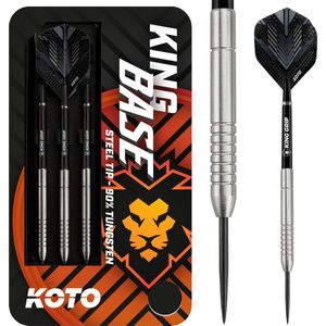 KOTO - King Base 90% Darts 25G - Zilver - Stevige Ringgrip