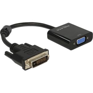 Premium DVI-D naar VGA converter / zwart - 0,15 meter