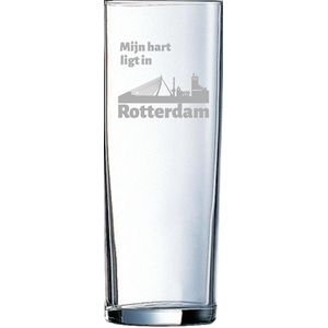 Gegraveerde longdrinkglas 31cl Rotterdam