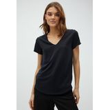 Basic zwart V-hals T-shirt Luvanna - mbyM