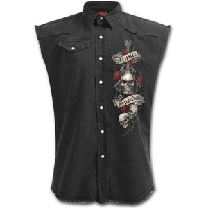 Spiral Direct Mouwloos werkshirt -XL- UNSPOKEN Zwart