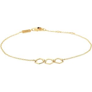 Geelgouden Armband zeshoeken 0 4023074