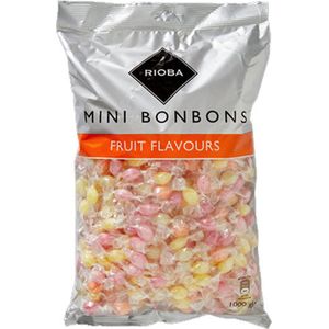 RIOBA Mini bonbons fruit flavours 1000 gram