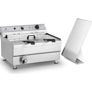 Royal Catering Tafelmodel Friteuse - 36 liter - krachtstroom - 2 manden