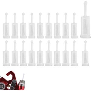 20 stuks kleurfilters zwaartekracht spuitfilters HVLP-filter wegwerp zwaartekracht-kleurzeven fijnmazige universele maat voor de meeste zwaartekracht sproeiapparaten