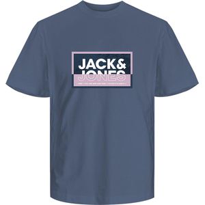 JACK&JONES JCOLOGAN SUMMER PRINT TEE CREW NECK FST Heren T-shirt - Maat S