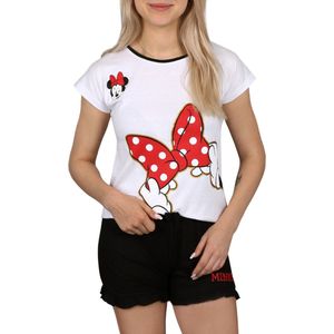 Minnie Mouse Disney - Zwart-witte pyjama met korte mouwen, zomerpyjama / 146