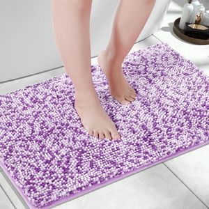 My Ninki ® Extra Zachte Antislip Badmat met Luxe Chenille, Waterabsorberend en Machinewasbaar, 51 x 81 cm