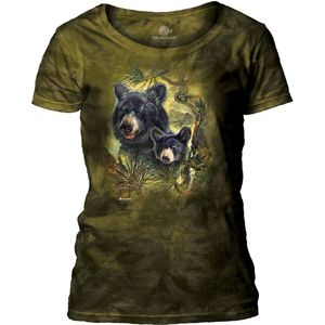 Ladies T-shirt Black Bears S