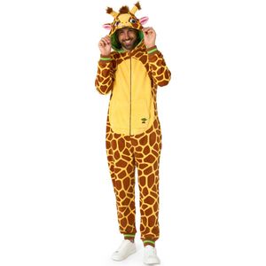 OppoSuits Giraffe Animal Onesies - Giraffe Jumpsuit - Carnavalskleding - Dieren Huispak - Beige - XL