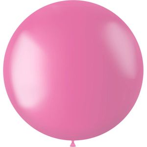 Folat - ballon XL Radiant Bubblegum Pink Metallic - 78 cm