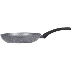 Oneiro’s Luxe Koekenpan - Eco Friendly - grijs – ø28 x H 4,8 cm – koken – tafelen – keuken – koekenpan – inductie – gas – potten – pannen