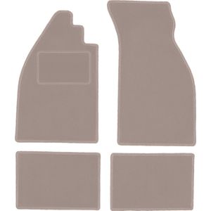 Beige veloursmatten voor: Volkswagen Kever 0 (1938-2003)