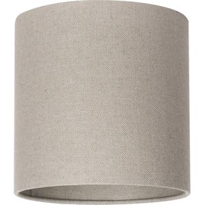 Milano lampenkap stof - taupe transparant Ø 25 cm - 25 cm hoog