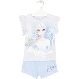 Disney Frozen Elsa Pyjama/shortama Blauw Maat 98