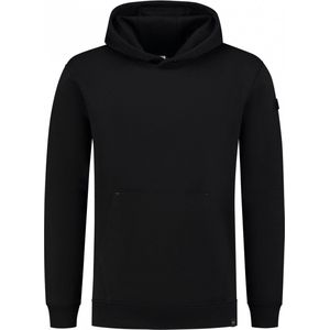 Purewhite - Heren Regular fit Sweaters Hoodie LS - Black - Maat XXL