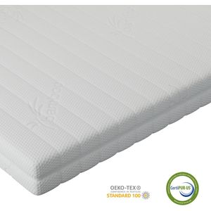Koudschuim matras 70x150x14 - ventilerend - hypoallergeen - wasbare hoes - CertiPUR® en Okoetex gecertificeerd - Als beste getest!