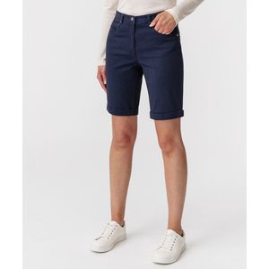 Damart - Bermuda 5-pocketmodel, stretchkatoen - Vrouwen - Blauw - 42