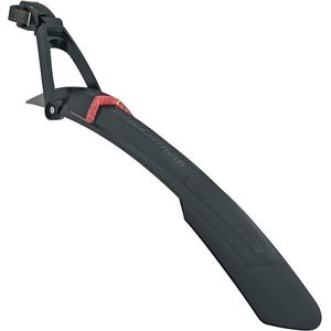 Achterwiel spatbord met geïntegreerd achterlicht - Duitsland Nachtmes fietsaccessoires - zwart, quick-release bevestiging, USB oplaadbare accu, StVZO-goedkeuring