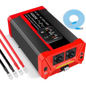 Lexium Omvormer 12V 230V - Spanningomvormer - Auto omvormer - Stopcontact - Autolader