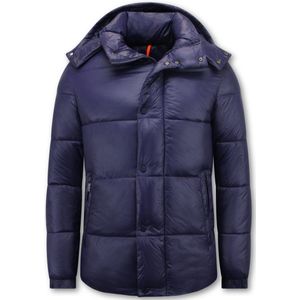 Puffer Jacket - Winterjassen Heren Waterdicht - 8055 - Donker Blauw