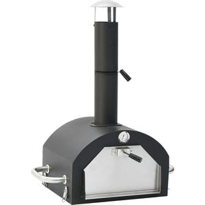 The Living Store Pizzaoven met pizzasteen - Pizzaoven - Buitengoed - Bbq - Pizzeria - Houtgestookt