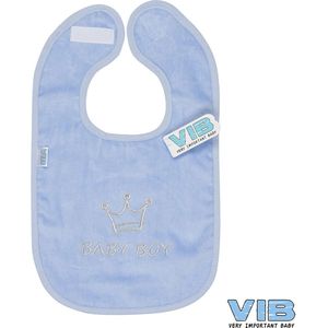 VIB® - Slabbetje Luxe velours - Baby Boy - Babykleertjes - Baby cadeau