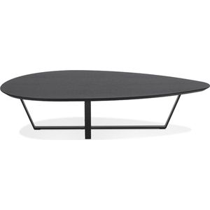 Alterego Design salontafel 'DROP' van zwart hout