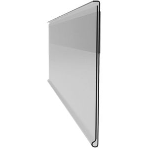 10 stuks - 7cm Magnetische Prijsrails / Scanrails / Scannerprofiel / Etikethouder / Data Strip - Transparant - Hoogte 39mm