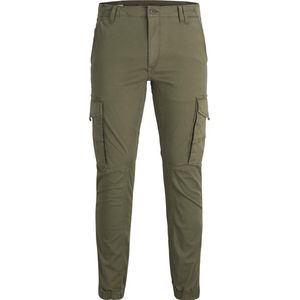 JACK&JONES JPSTPAUL JJFLAKE AKM 542 OLIVE NIGH NOOS Heren Broek - Maat 33