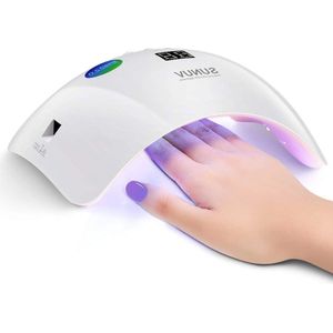 Uv-led-nagellamp met 30-60-99 sec timerinstellingen en infraroodsensor - geschikt voor thuis en salon - cadeau voor Valentijnsdag - gelnagels