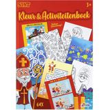 Sinterklaas Kleur & Activiteiten boek A4, 64 pagina's