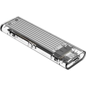 Orico NVMe M.2 SSD behuizing 10Gbps - Transparant - Zilver Aluminium