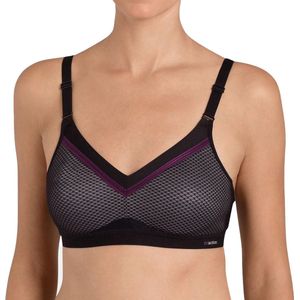 Triumph Sportbeha - Maat 85E - Vrouwen - zwart/ paars